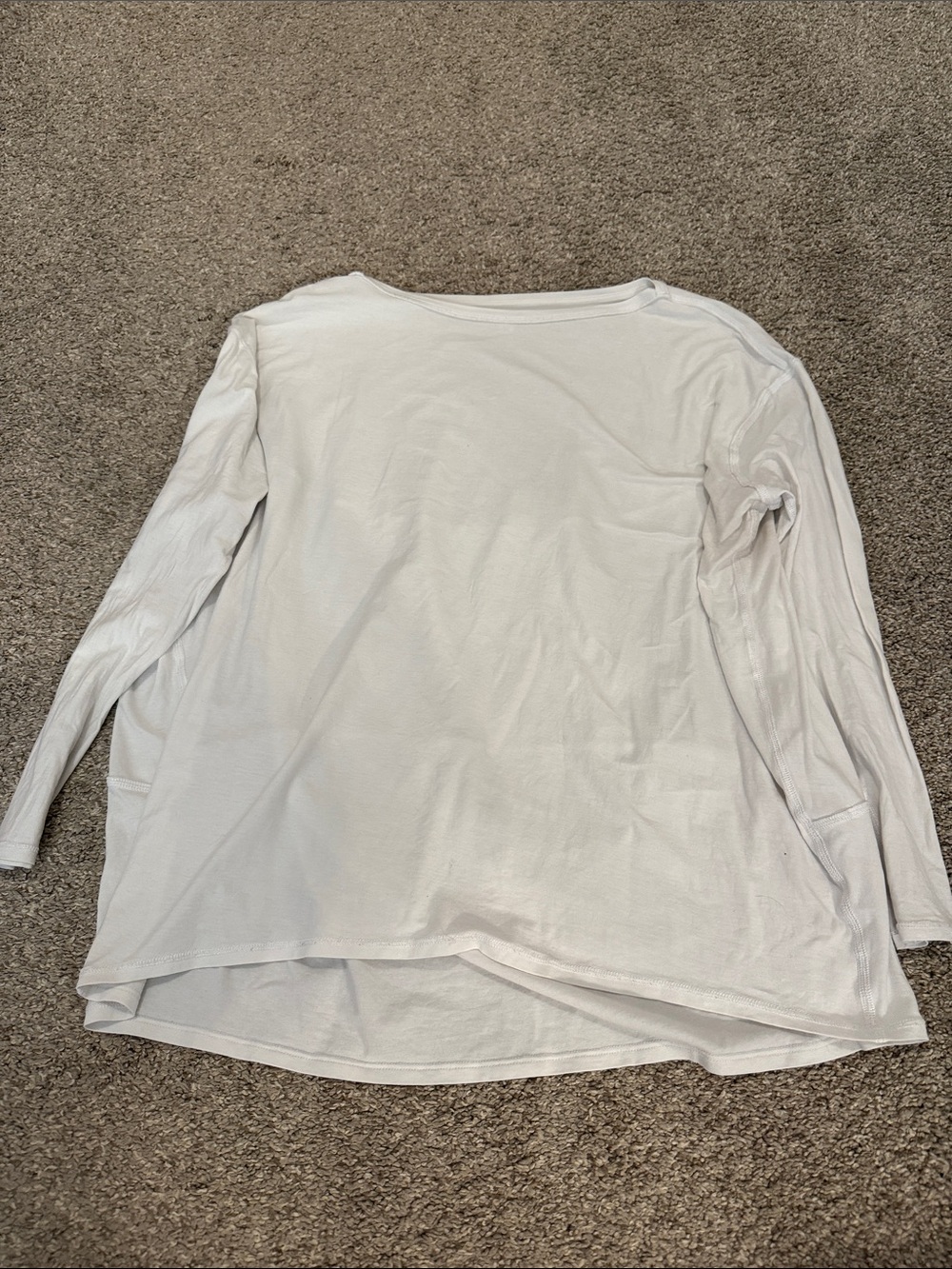 Women’s Lululemon Long Sleeve Scoop Neck Top - White